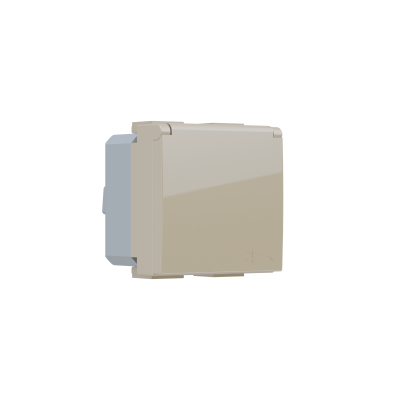 ШУКО ПРИКЛУЧНИЦА СО ПОКЛОПЕЦ КРЕМ МОДУС 412211